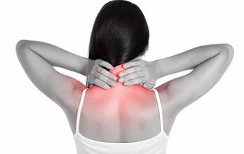 The causes and the treatment of back pain in the neck