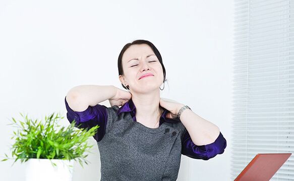 Neck pain due to osteochondrosis Photo 2